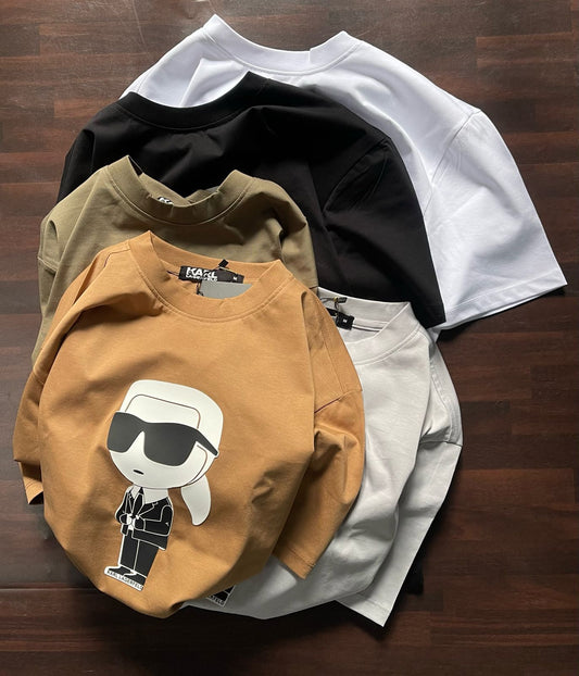 RAK Brown Colour With front Patch Design Premium Quality Slim Fit Tshirt 63697