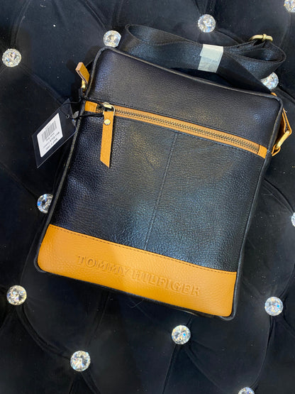 Mot Black Brown Colour With Multiple Zipper Pocket Surplus Unisex Side Bag 113904