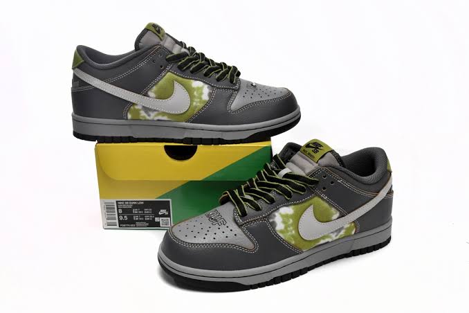 KIN Grey Green Colour With Tick HUF Sneaker Shoes 700016