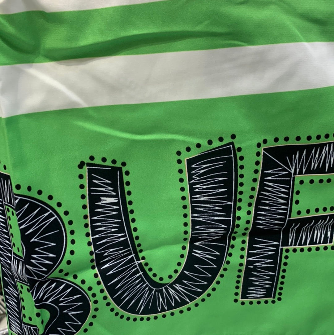BUF White Green Colour With Buf Premium Quality Shorts 5160