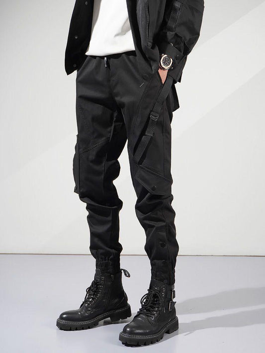 ZEROLY Black Colour with Premium Quality Korean Style Jogger Cargo 297