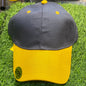 Dark Grey Yellow Colour 5575  Printed Cap