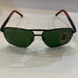 YAR RB Black Frame Green Shade Unisex Sunglass RB9713 56 14-142
