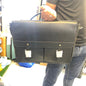 Sof Plane Black Colour Genuine Leather Heavy Quality Laptop Bag 77005
