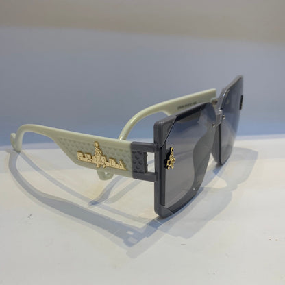 ARP Cream Frame Transparent Shade Unisex Sunglass 23028 65 12-145