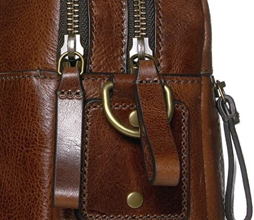 Fos Genuine Leather Laptop Bag