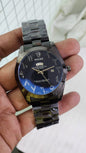 Lor Black Chain Blue Dial Day Date Men Watch 901340