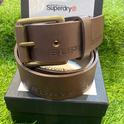 Superdry Pus sup black brown navy blue man’s belt 92814