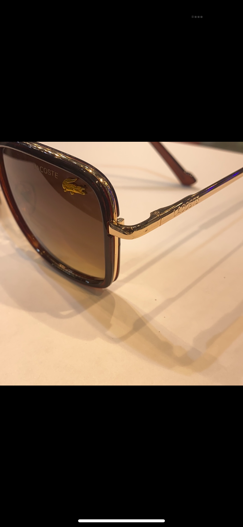 Gold Brown Frame Brown Shade L142 072 56 17 135 CAL Sunglass