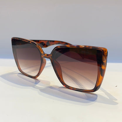 Mij Jim Leopard Frame Brown Shade Sunglass W900260 15-147