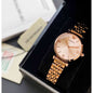 Mra Gold Chain Yellow Dial Ladies Watch 901297