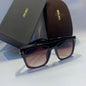 Tom mot Glossy Brown Frame Brown Shade Unisex Sunglass 1922 54 21-137