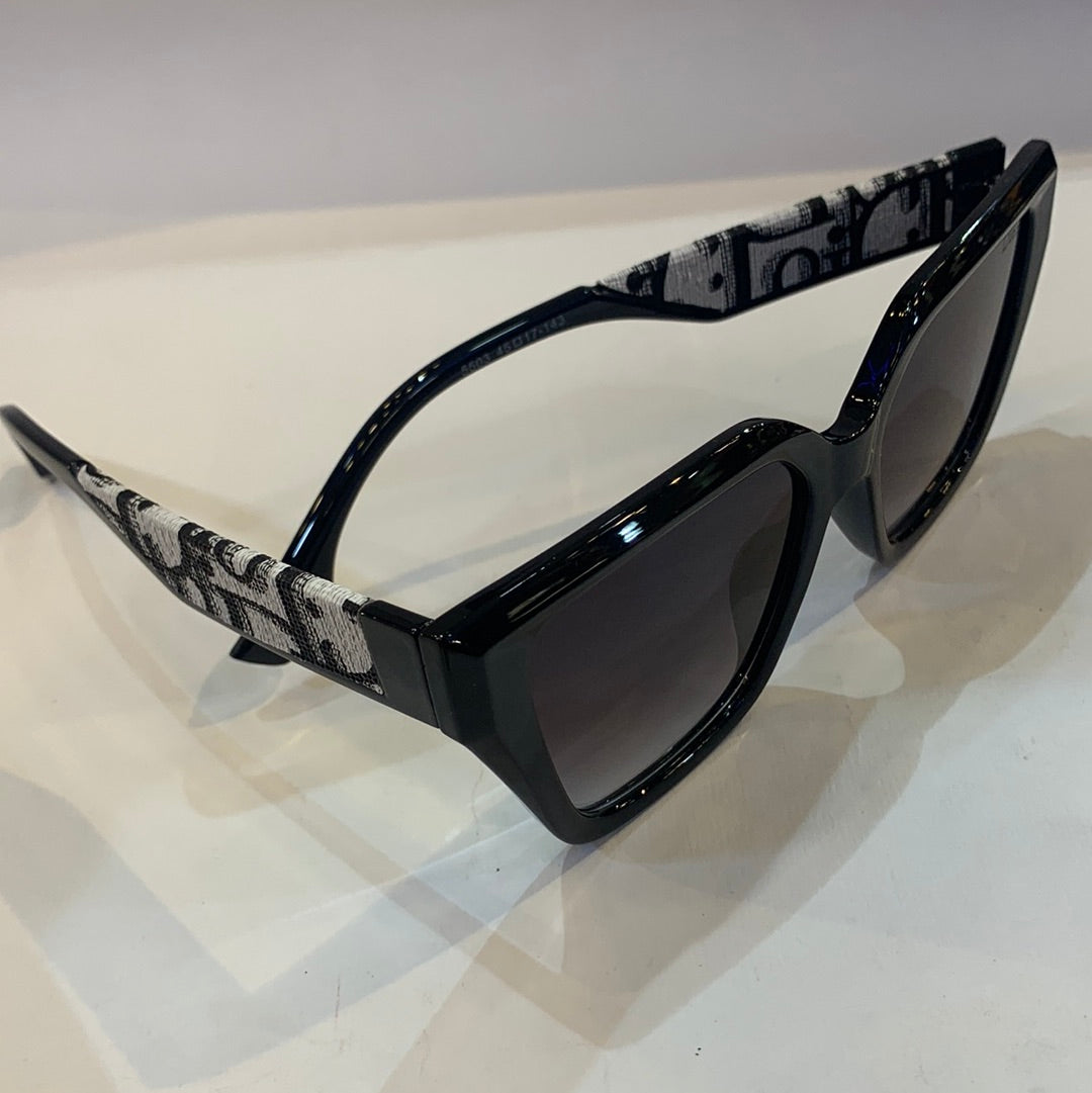 OID Black Frame Black Shade Sunglass 5503 45 17-143