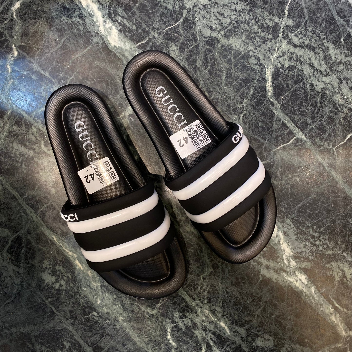 White Black Slipper Model 17808090 Cug Guc