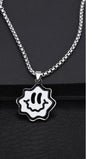 Sliver Smile Chain Pendant Necklace Chain 50305