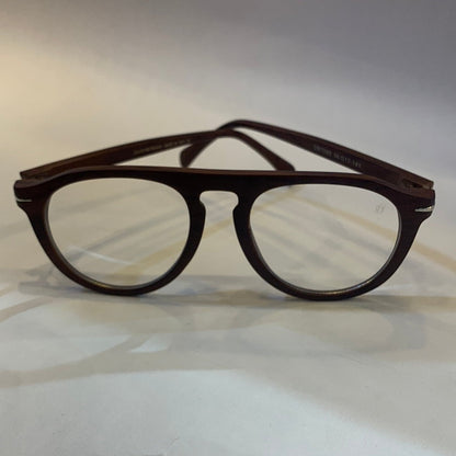 VAD Glossy matte Brown Magnetic Frame with Transi Shade Sunglass DB7089 56 17-141