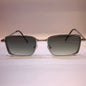 CUG Sliver Frame Green Shade Small Frame Unisex Sunglass 2252