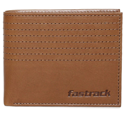 TAN LEATHER BIFOLD WALLET