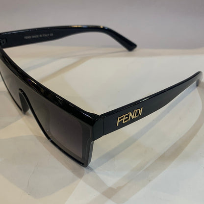 NEF Black Frame Black Shade Unisex Branded Sunglasses 25497 62 18-138