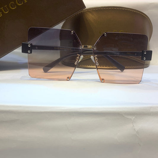 CUG Matte Brown Frame Brown Shade Unisex Branded Sunglasses CF58297