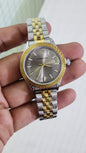 Rev Silver Gold Chain Grey Dial Ladies Watch 901321