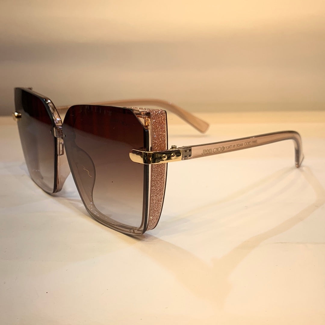 MIJ Transparent Brown Frame Brown Shade Unisex Sunglasses A30106 63 10 139