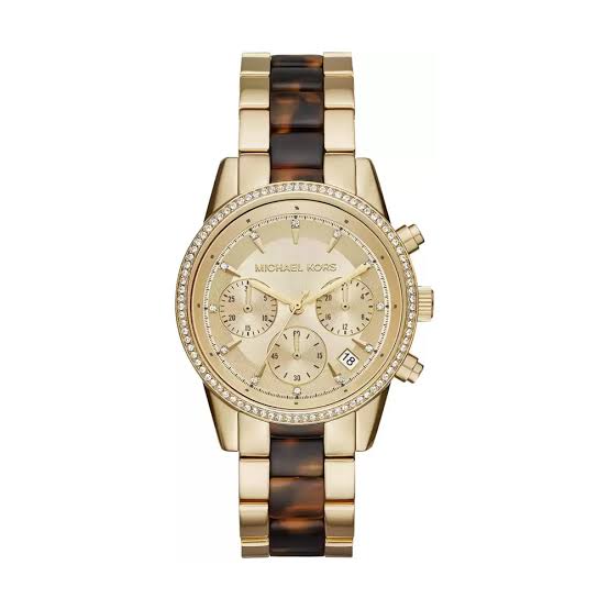 Cim Gold Brown Chain yellow Dial Ladies Watch 901300