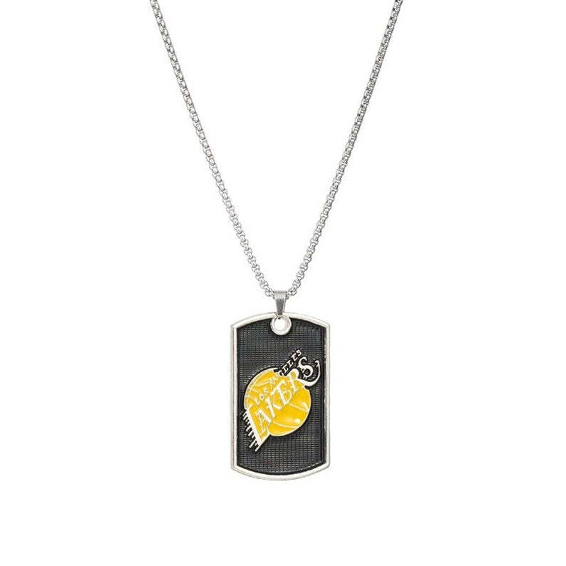 Sliver Lakers Pendant Necklace Chain 50274