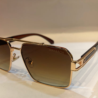 YAM Brown Copper Frame Brown Shade Unisex Sunglass 22049 58 15 145