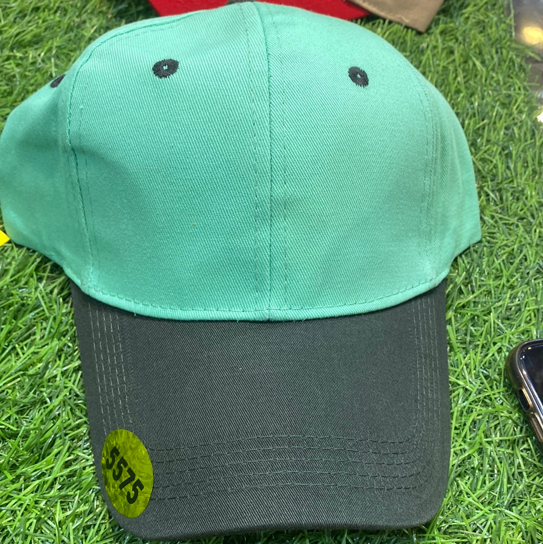 Green Olive Green Colour 5575  Printed Cap