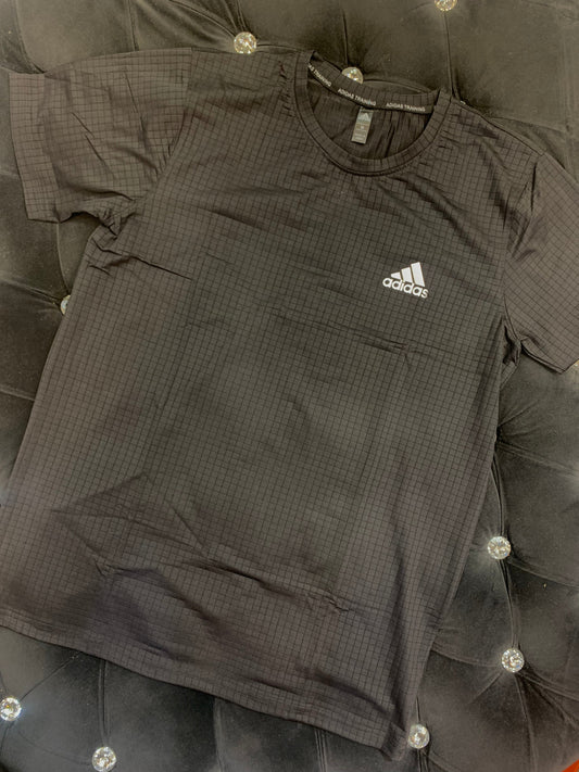 IDA Black Colour With Front Logo Print Dry Fit Sports TShirt 821305 03082023