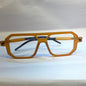 RAM Orange Black Frame White Shade Unisex Branded Sunglasses 86582 5818-140