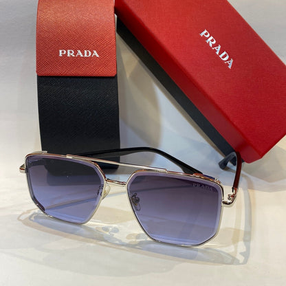 ARP Silver Frame Blue Shade Unisex Branded 017A 56 15-143