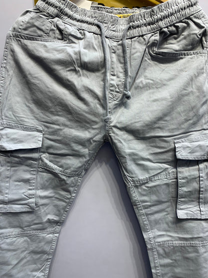 Blank Stitch Light Grey Colour With 6 Pocket Jogger Style Cargo 1105016AAA1