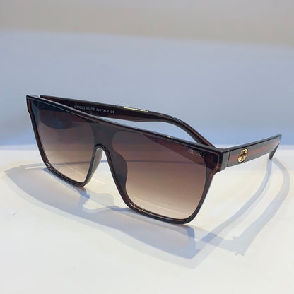 Cug Glossy Brown Frame Brown Shade Unisex Sunglass 9485 59 14 145