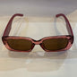 OID Dark Pink Transperent Frame Brown Shade Sunglass S2U 53 18-145