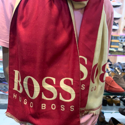 Maroon cream  muffler