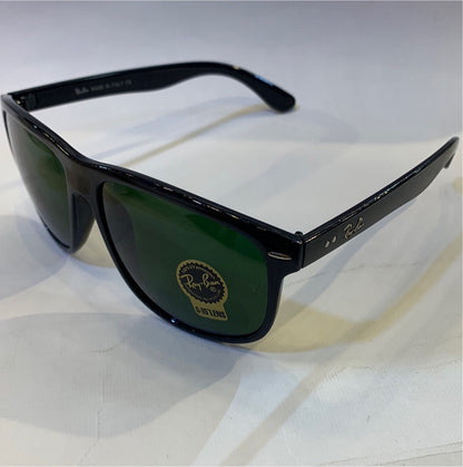 YAR RB Glossy Black Frame Green Shade Sunglasses RB4147 601 60 18