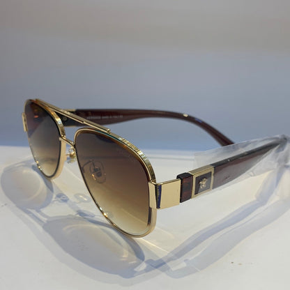 Rev Gold Frame Yellow Shade Unisex Sunglass 22123 57 15 140