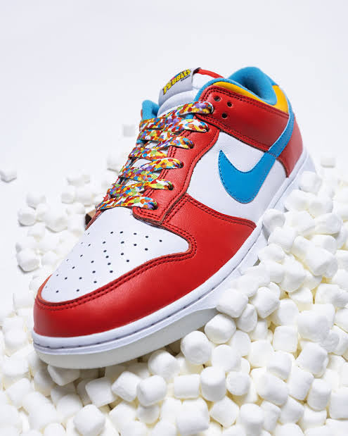 Red White Yellow Colour With Blue Tick Sneaker Shoes 8009600