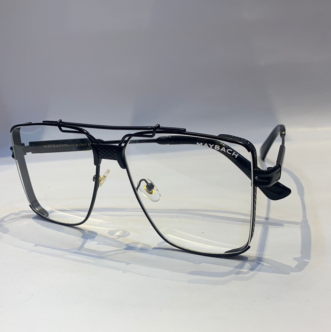 May yam glossy black Frame white Shade Unisex Sunglass Z 58 62 18 135