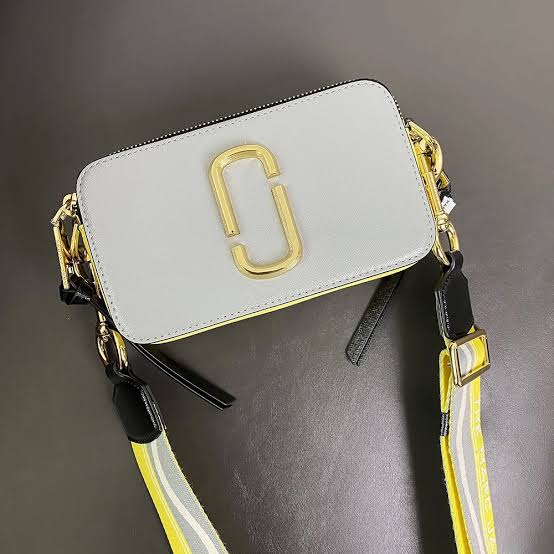 MJ RAM MAR Multiple Colour With Gold Metal Logo The Snapshot Camera Bag Women Side Sling Ladies Bag 99601