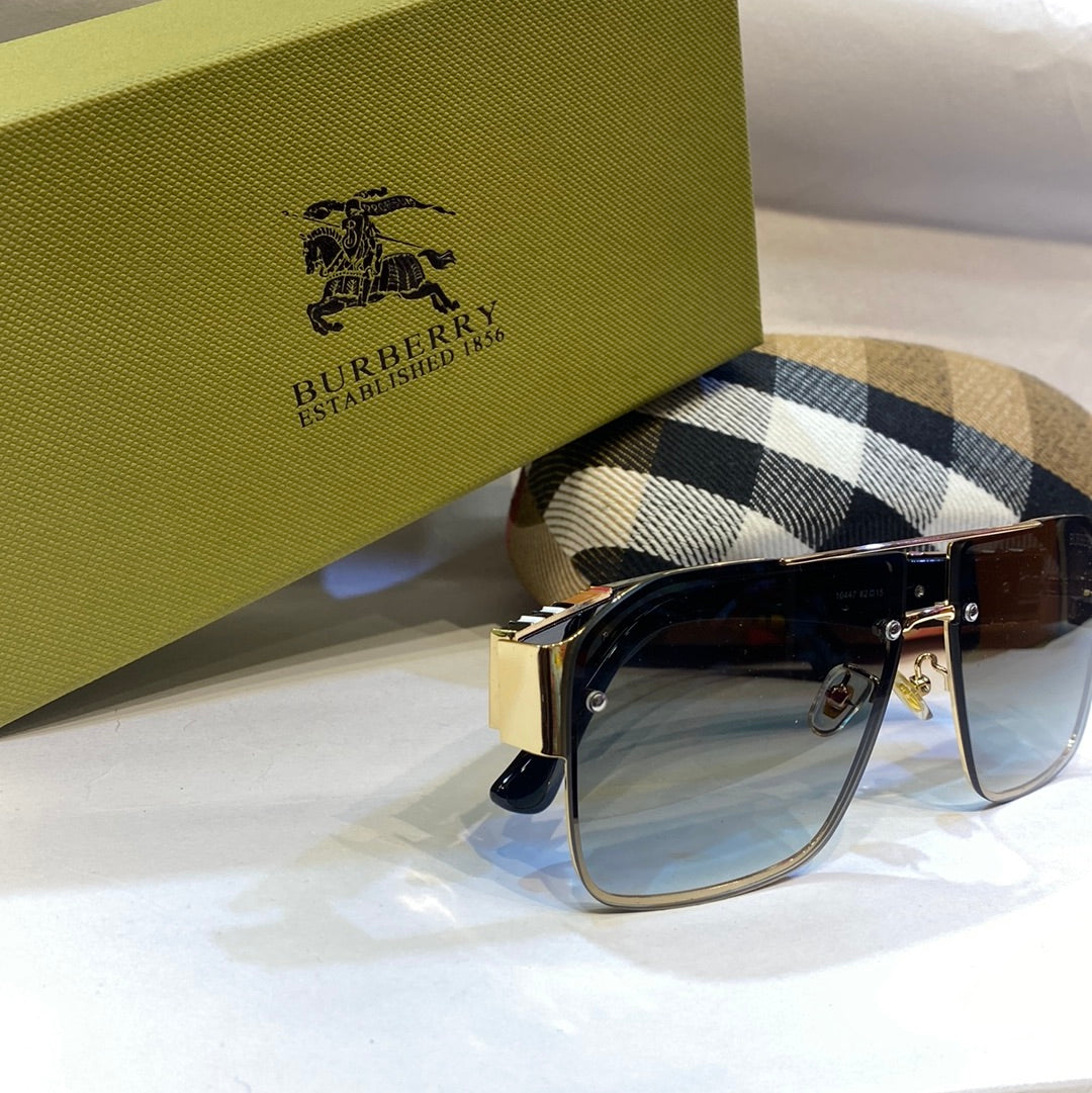 RUB Gold Frame Grey Shade Unisex Branded Sunglasses 10447 6215 145