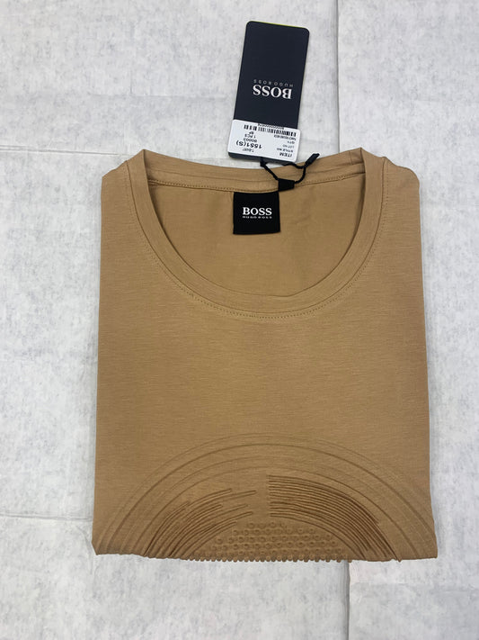 GUH SOB  Gold Colour With Front Sob Print Lycra Fabric Tshirt 50158