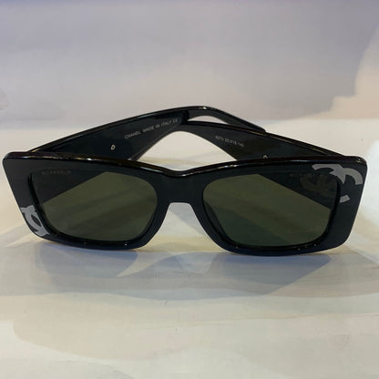 AHC Black Frame Green Shade Unisex Sunglass 8273 55 18-140