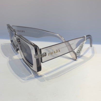 ARP Transparent Grey Frame Grey Shade Sunglass ZN366652 19-145