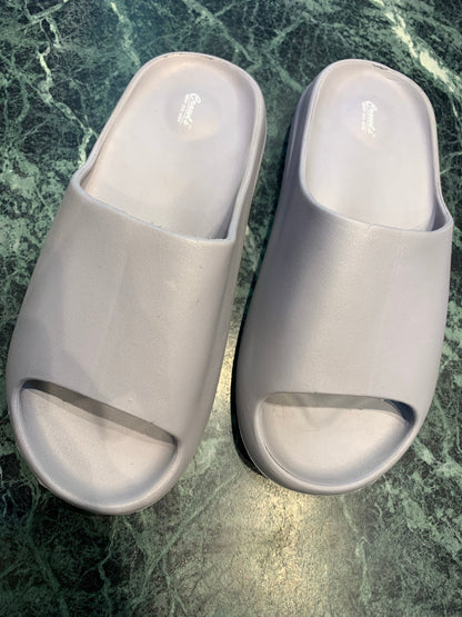 Grey Fat Summer Slippers