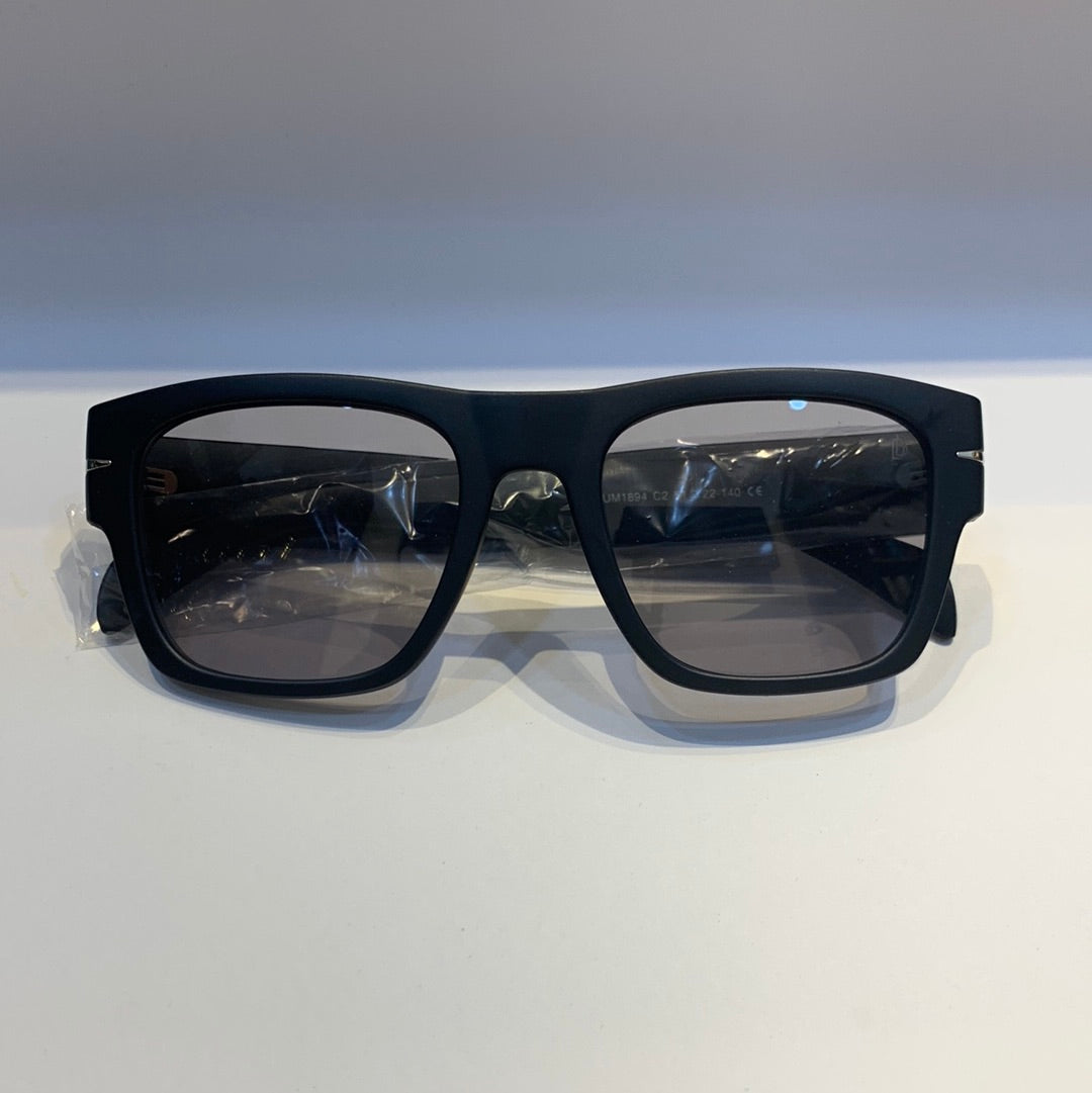 VAD Matt Black Frame White Shade Sunglass UM1894 C2 51 22-140