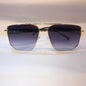 OID Gold Frame Blue Shade Unisex Branded Sunglasses 10471 5619 145