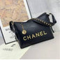 Ahc Black Colour Golden Slphabet Ladies Sling Bag 6618